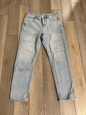 Women's American Eagle Outfitters Blue Breeze Strigid Mom Jeans